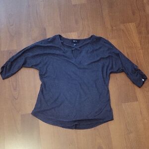 BCX Grey Blouse/Doloman Sweater XS